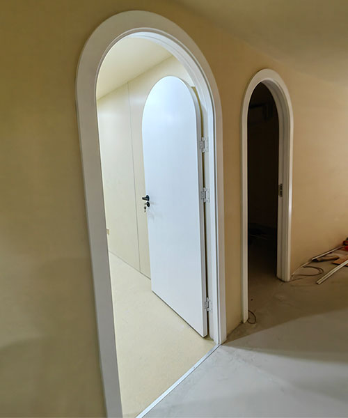 厂家供应拱形门-幼儿园学校实木室内房间圆弧拱形门