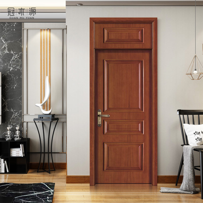 头号玩家娱乐平台橡木烤漆中式客厅扣线房间门超高封板