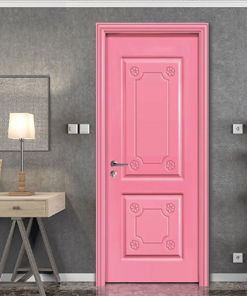 可来图定制颜色尺寸款式齿接橡木门欧式房间门